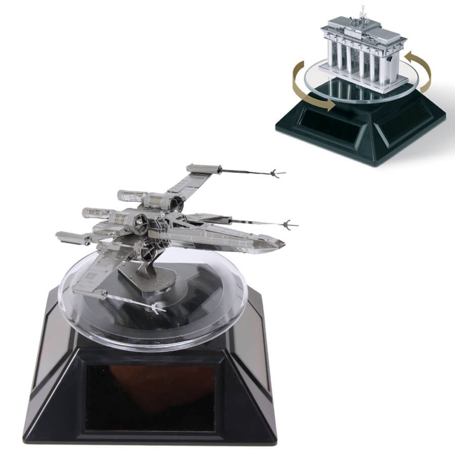 Socle rotatif solaire pour maquette et puzzle 3D Socle rotatif solaire pour maquette et puzzle 3D