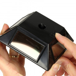 Socle rotatif solaire pour maquette et puzzle 3D