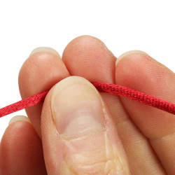 Cordelette satin - bobine de 50m - bordeaux