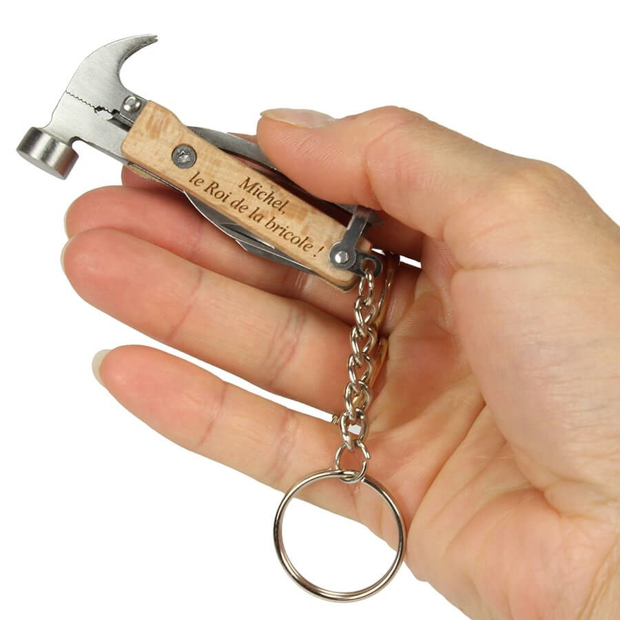 gadget pratique : Porte-clés Marteau multifonction - 12,00 €