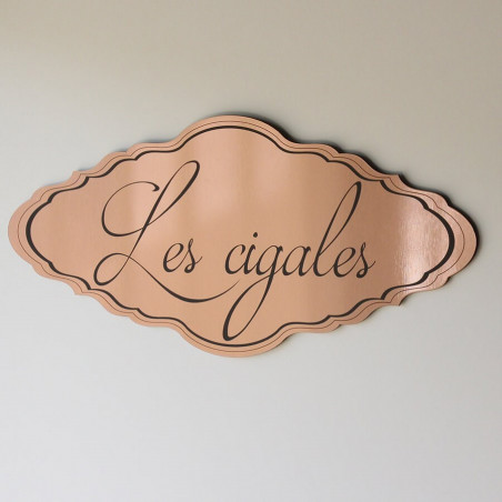 Plaque de porte de chambre enfant en bois Ourson | Plaque Cadeau