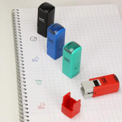 Lot de 4 tampons auto encreur appréciations enseignant - choix motifs