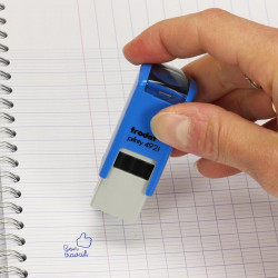 Lot de 4 tampons auto encreur appréciations enseignant - choix motifs