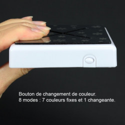 Sapin de table lumineux en 3D sur socle LED, à personnaliser avec pré