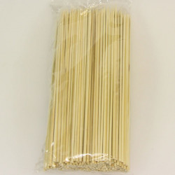 250 Batonnets bambou pour brochettes et sucettes - 20 cm