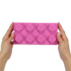 Boîte de rangement ou lunch box brique Lego 8 - rose