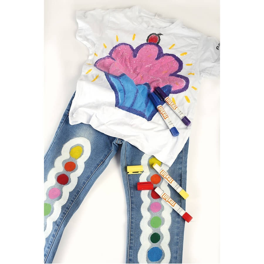 12 sticks de gouache solide PlayColor One peinture pour textiles