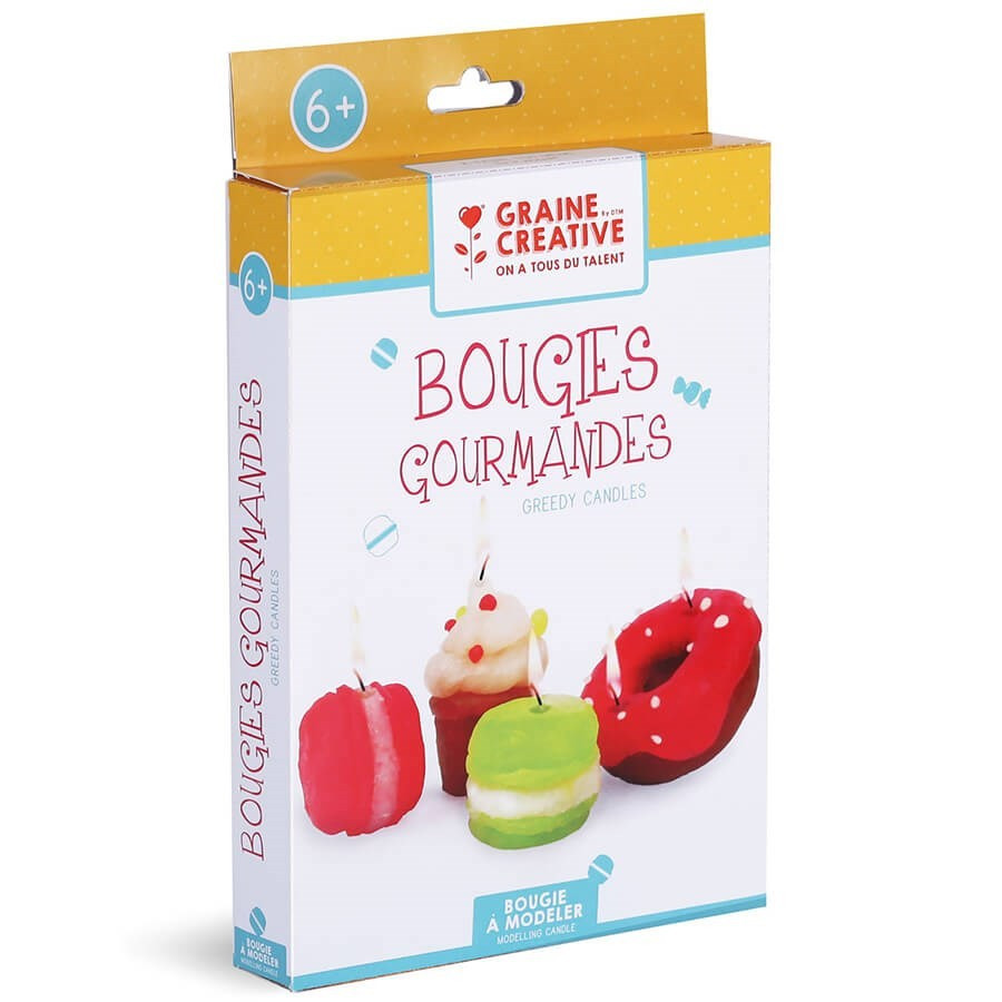 Kit DIY Graine créative - Fabriquer des bougies gourmandes Kit DIY Graine créative - Fabriquer des bougies gourmandes