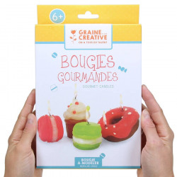 Kit DIY Graine créative - Fabriquer des bougies gourmandes