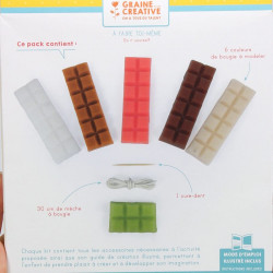 Kit DIY Graine créative - Fabriquer des bougies gourmandes