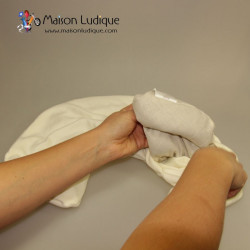 Bouillotte nuque micro-ondes graines de colza Fashy 6351