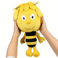Bouillotte enfant à eau - housse peluche Maya l'abeille