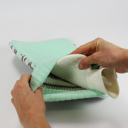 Bouillotte à eau avec housse - tricot couleur Fashy
