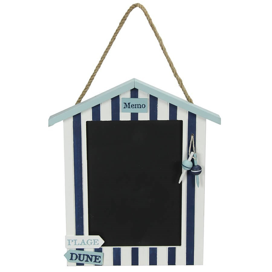 Ardoise mémo Cabine de plage Ardoise mémo Cabine de plage