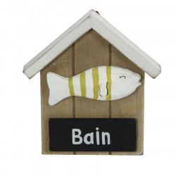 Plaque de porte Poisson - Bain