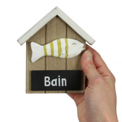 Plaque de porte Poisson - Bain