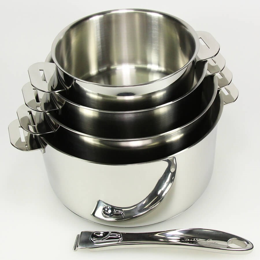 Set de 4 casseroles inox Beka Line Evolution 14161820 cm