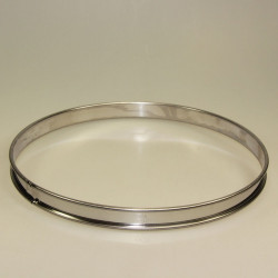 Cercle à tarte inox 24 cm h20 Gobel