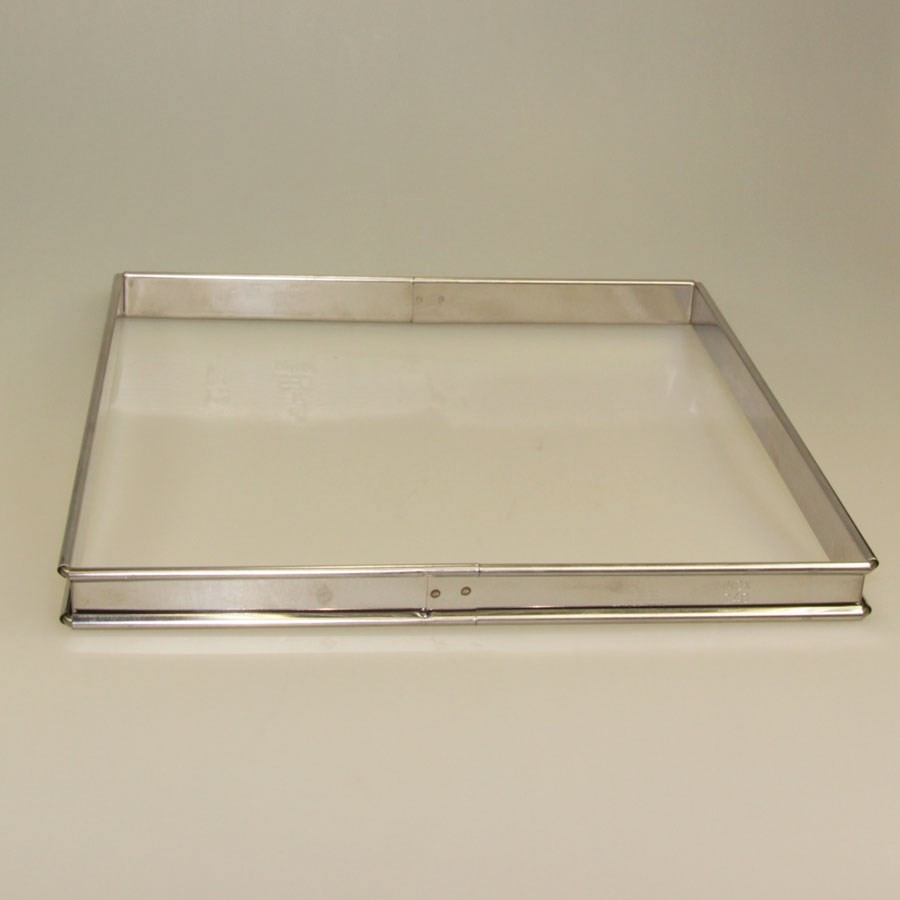 Cadre à pâtisserie GOBEL Plaque pâtissière - inox - 400 x 300 x 1