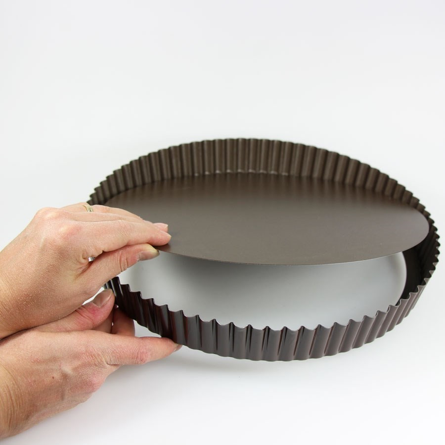 Moule à tarte à fond amovible Gobel 30 cm