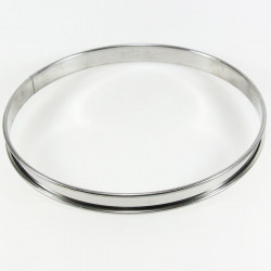 Cercle à tarte inox 22 cm h20 Gobel