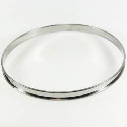 Cercle à tarte inox 26 cm h20 Gobel