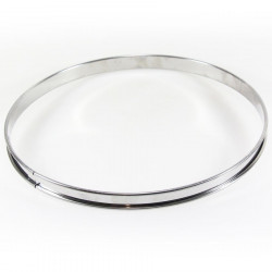 Cercle à tarte inox 16 cm h20 Gobel