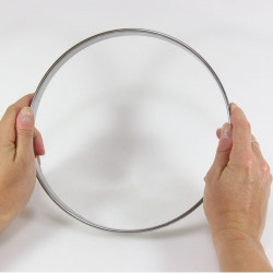 Cercle à tarte inox 22 cm h20 Gobel