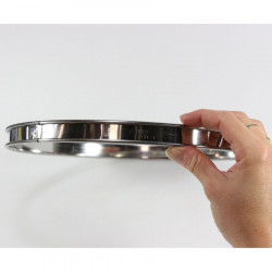 Cercle à tarte inox 26 cm h20 Gobel