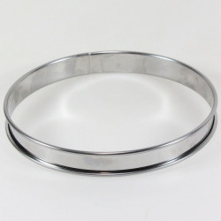 Cercle à tarte inox 16 cm h20 Gobel