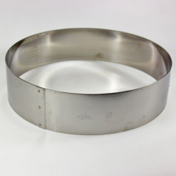 Cercle à vacherin inox 20cm