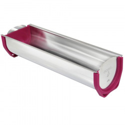 Moule à bûche inox Gobel - gouttière étanche 30 cm