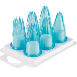 Boîte de 6 douilles pâtisserie Gobel polycarbonate - cannelées