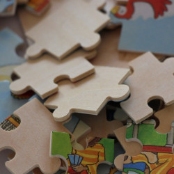 Puzzle 96 pièces - le centre équestre