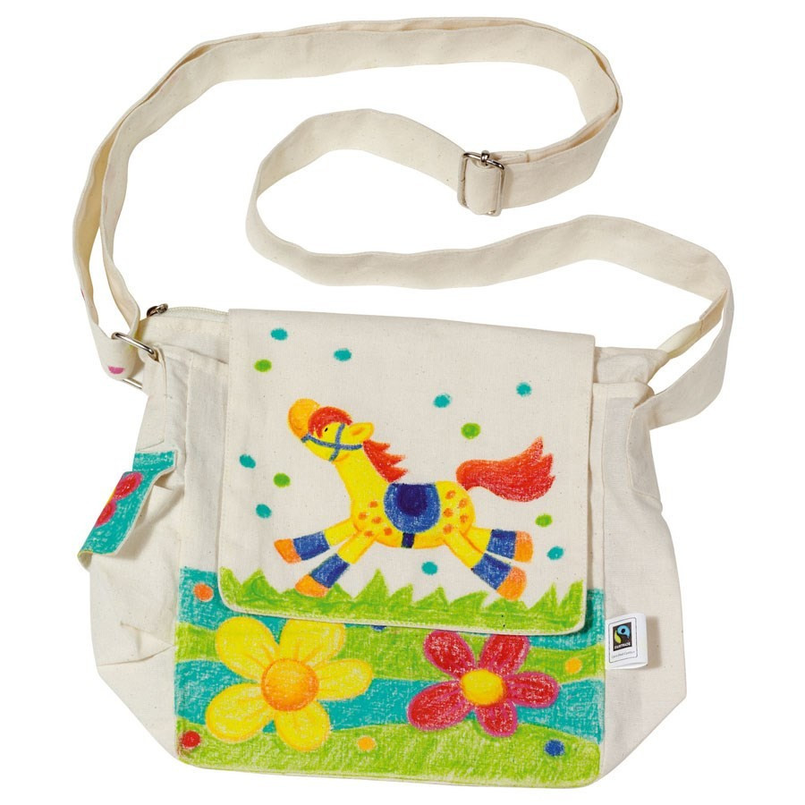 Sac bandoulière coton à décorer Sac bandoulière coton à décorer