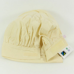 Toque de cuisinier, coton Fairtrade, écru