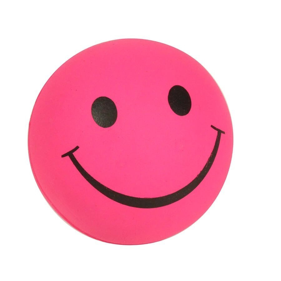 Balle smiley - rose Balle smiley - rose