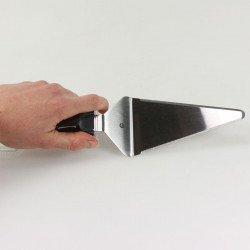 Pelle à tarte tranchante inox
