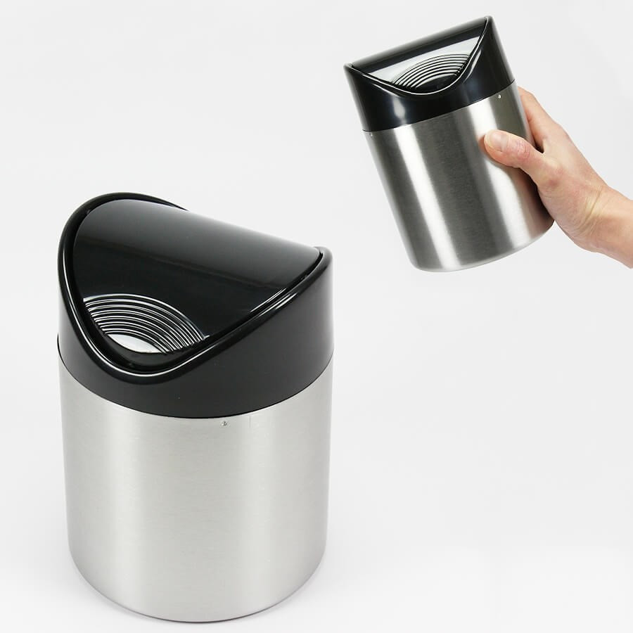 Poubelle de table inox