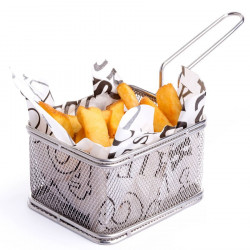 Mini panier à frites individuel inox 11 cm