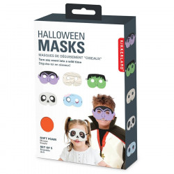 Set de 5 masques Monstres en mousse pour déguisement