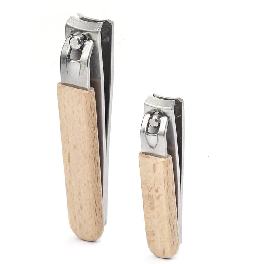 Lot de 2 coupe ongles en bois Kikkerland