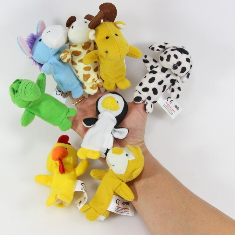 Marionnettes de doigts - animaux petits pieds Marionnettes de doigts - animaux petits pieds