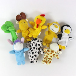 Marionnettes de doigts - animaux petits pieds