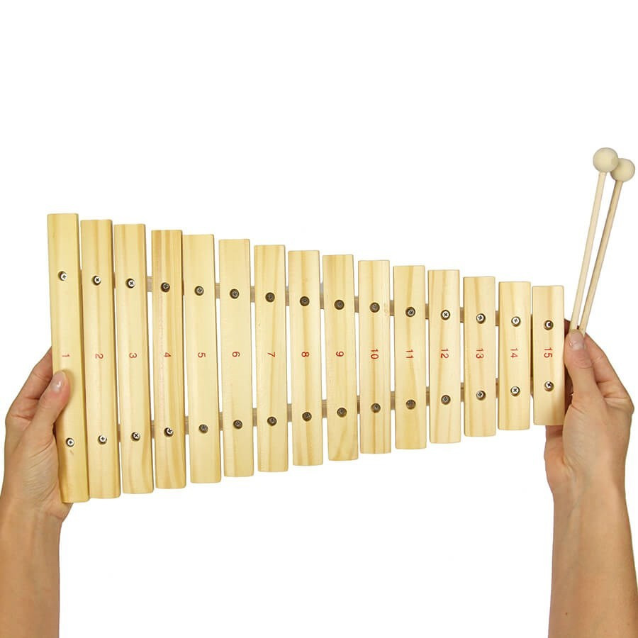 Xylophone en bois à 15 notes Legler