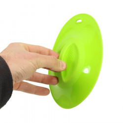Couvercle silicone hermétique Lekue - vert - 17 cm