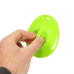 Mini couvercle silicone hermétique Lekue - vert - 10,5 cm