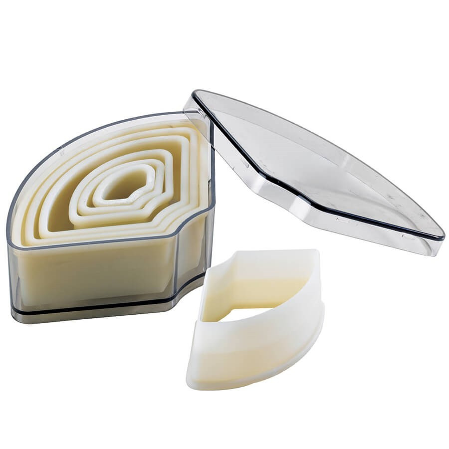 Boîte de 7 découpoirs polyglass - trapèzes unis Boîte de 7 découpoirs polyglass - trapèzes unis