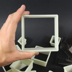 Boîte de 9 découpoirs polyglass - carrés unis