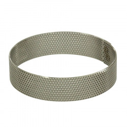 Cercle à tarte inox perforé - rond - 8 cm